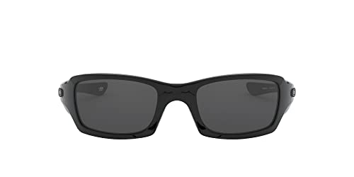 Oakley - Gafas de sol Rectangulares OO9238-04 para hombre, Polished Black/Grey (S3)