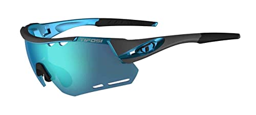 Tifosi Gafas de sol unisex Alliant intercambiables Clarion Blue Lens - Gunmetal/Clarion Azul, talla única